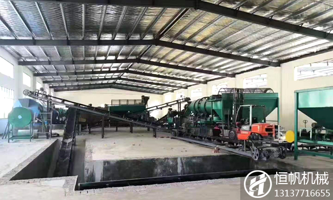 有機肥設備和無機肥設備的有什么區(qū)別?(圖2) 無機肥生產(chǎn)線